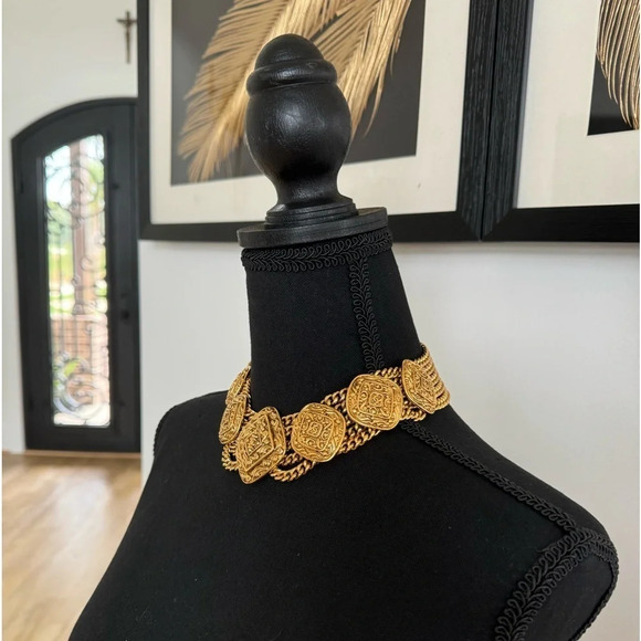 CHANEL Extremely RARE!Vintage Choker 5 chain version - Picture 3 of 10